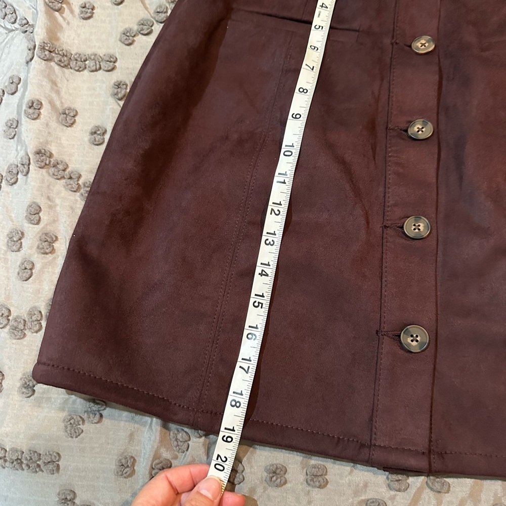 Maurices Rich Burgundy Skirt - Picture 6 of 7